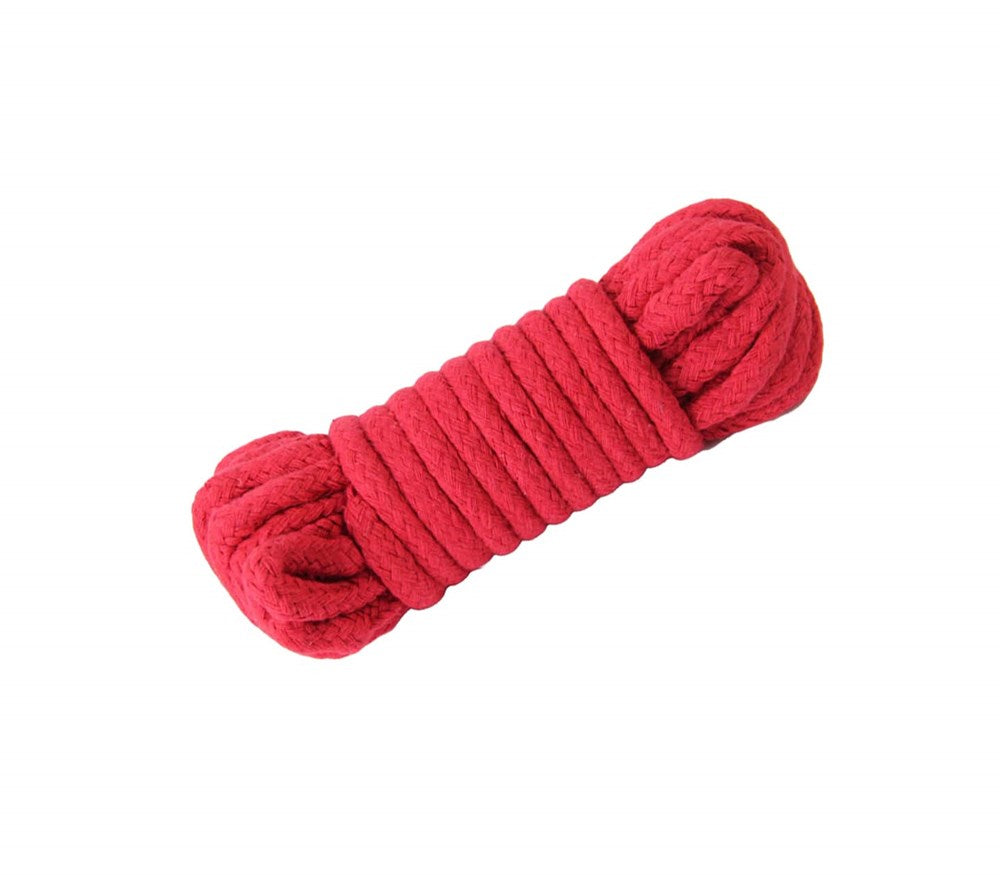Love In Leather 10 Mtr Cotton Bondage Rope - - Cuffs And Restraints