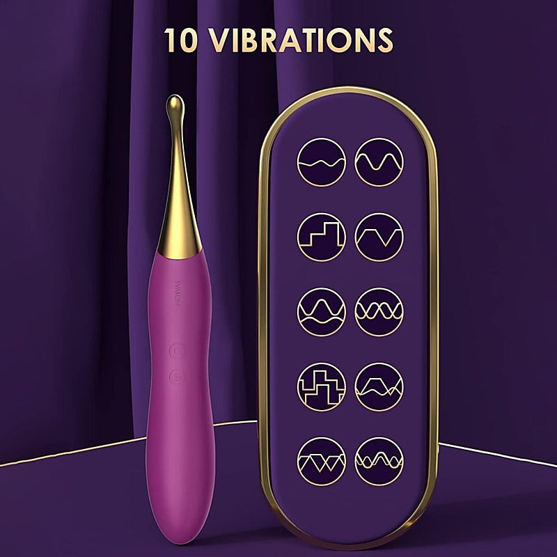 Beatrice Dual-End Clitoral Vibrator By Svakom - G-Spot Vibrators