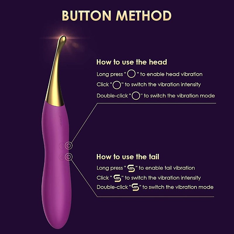 Beatrice Dual-End Clitoral Vibrator By Svakom - G-Spot Vibrators