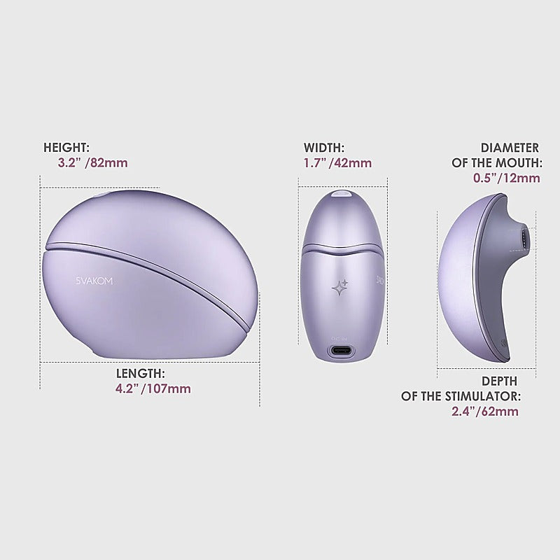 Svakom Pulse Galaxie App Controlled Clitoral Stimulator - Clit Ticklers and Pulsators