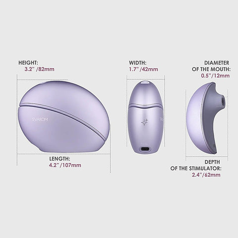 Svakom Pulse Galaxie App Controlled Clitoral Stimulator - Clit Ticklers and Pulsators