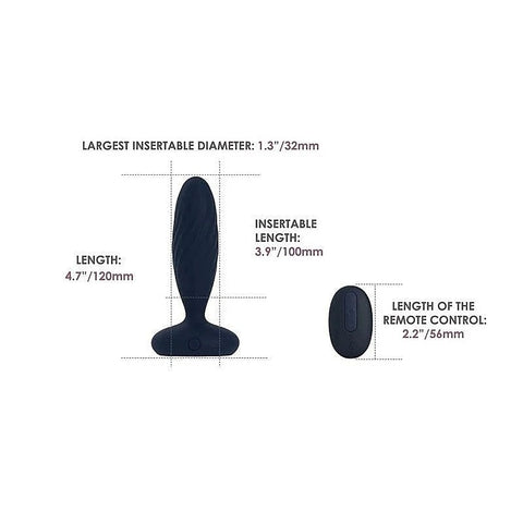 Svakom Jordan Remote Controlled Anal Vibrator - Anal Vibrators