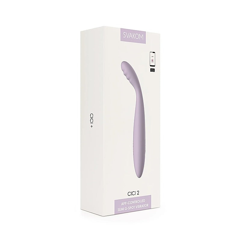 Cici 2 App-Controlled Slim G-Spot Vibrator By Svakom - G-Spot Vibrators
