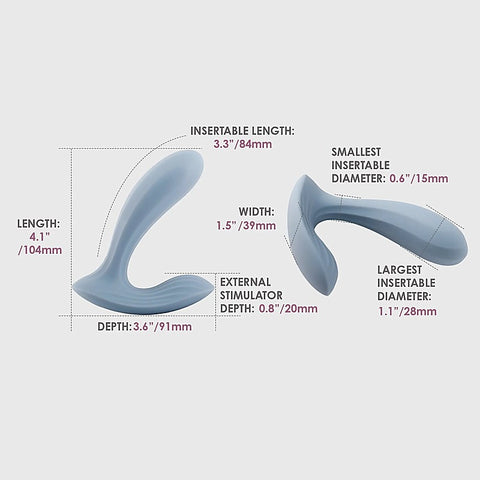 Svakom Erica Vibrating Clitoral and G-Spot Stimulator - G-Spot Vibrators