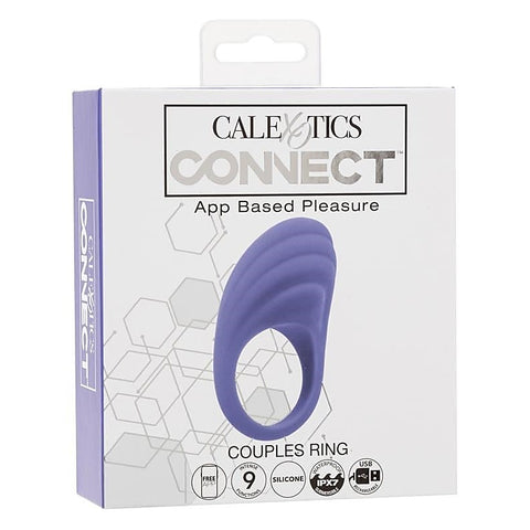 Calexotics Connect 9 Function App Controlled Couples Ring - Vibrating Cock Rings