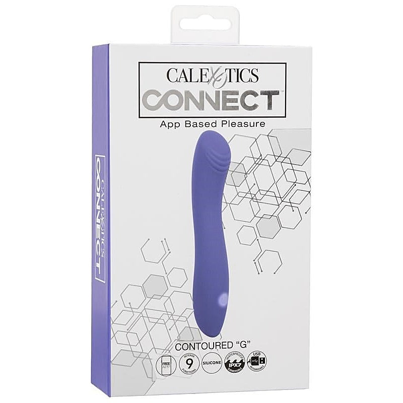 CalExotics Connect Contoured - G App Controlled Massager - G-spot Vibrators