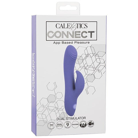 CalExotics Connect Dual Stimulator G-Spot Rabbit Vibrator - Rabbit Vibrators