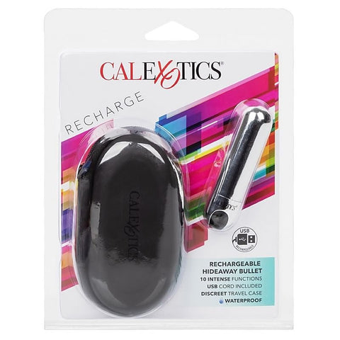Rechargeable Hideaway Bullet 10 Function Travel Massager - Bullet Vibrators