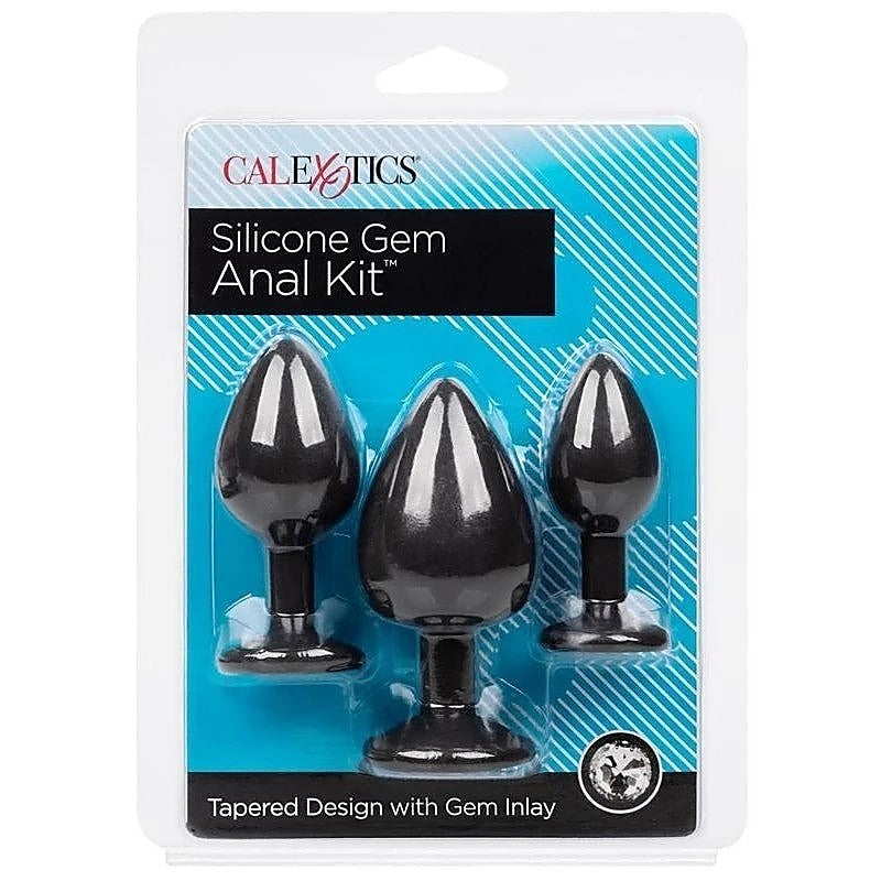 Silicone Gem Anal Exerciser Kit By California Exotics - Butt Plugs