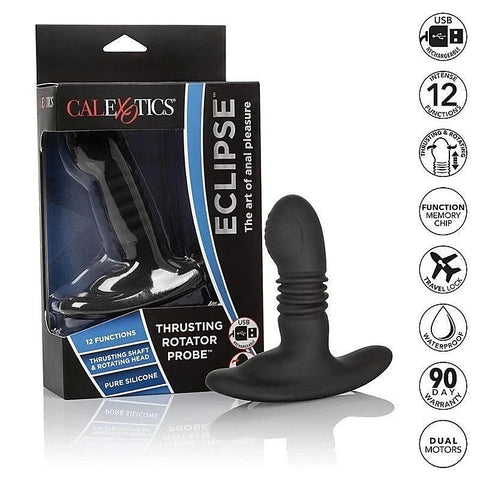 Eclipse Thrusting Rotator Anal Pleasure Probe - Prostate Toys