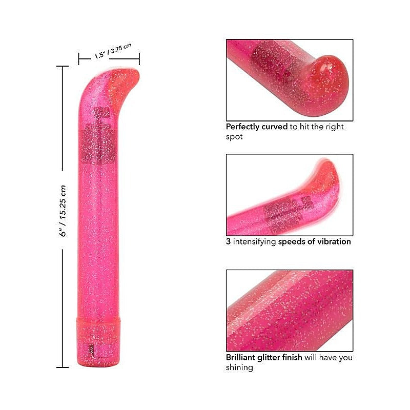 Sparkle Slim G-Vibe 3 Speed G-Spot Massager - G-spot Vibrators