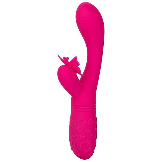 Rechargeable Butterfly Kiss Flutter 10 Function Rabbit Vibrator - Rabbit Vibrators