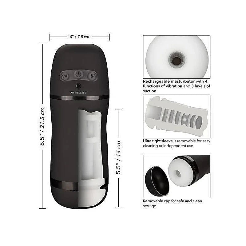 Optimum Power Pulsar Male Stroker By California Exotics - Masturbators and Strokers