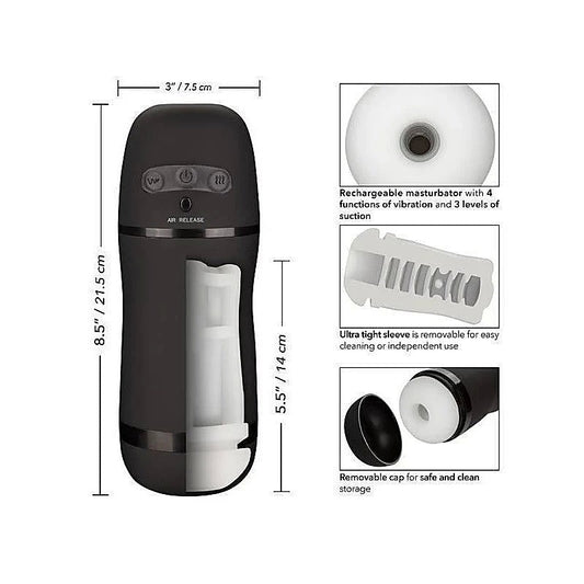 Optimum Power Pulsar Male Stroker By California Exotics - Masturbators and Strokers