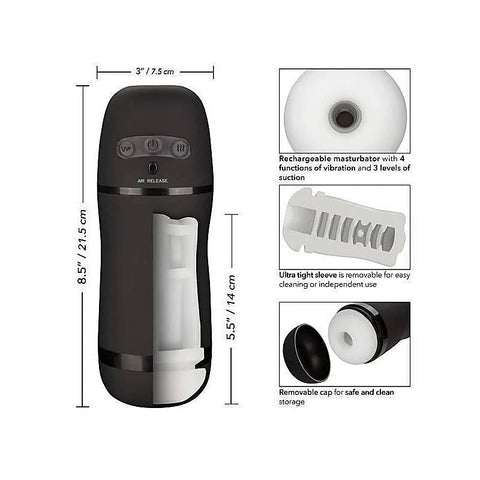 Optimum Power Pulsar Male Stroker By California Exotics - Masturbators and Strokers
