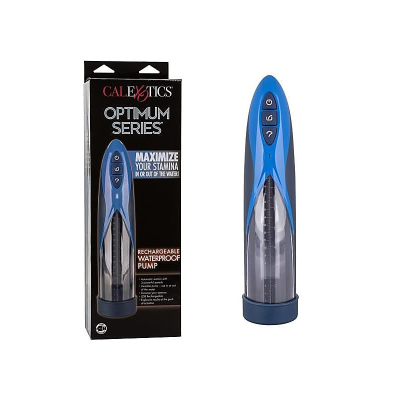 Optimum Series 3 Speeds Rechargeable Waterproof Penis Pump - Penis Pumps And Stretchers