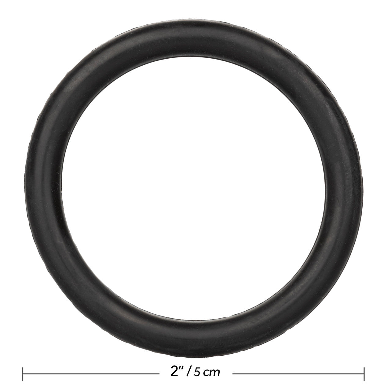 California Exotics Stretchy Mens Rubber Cock Ring Black - - Stretchy Cock Rings