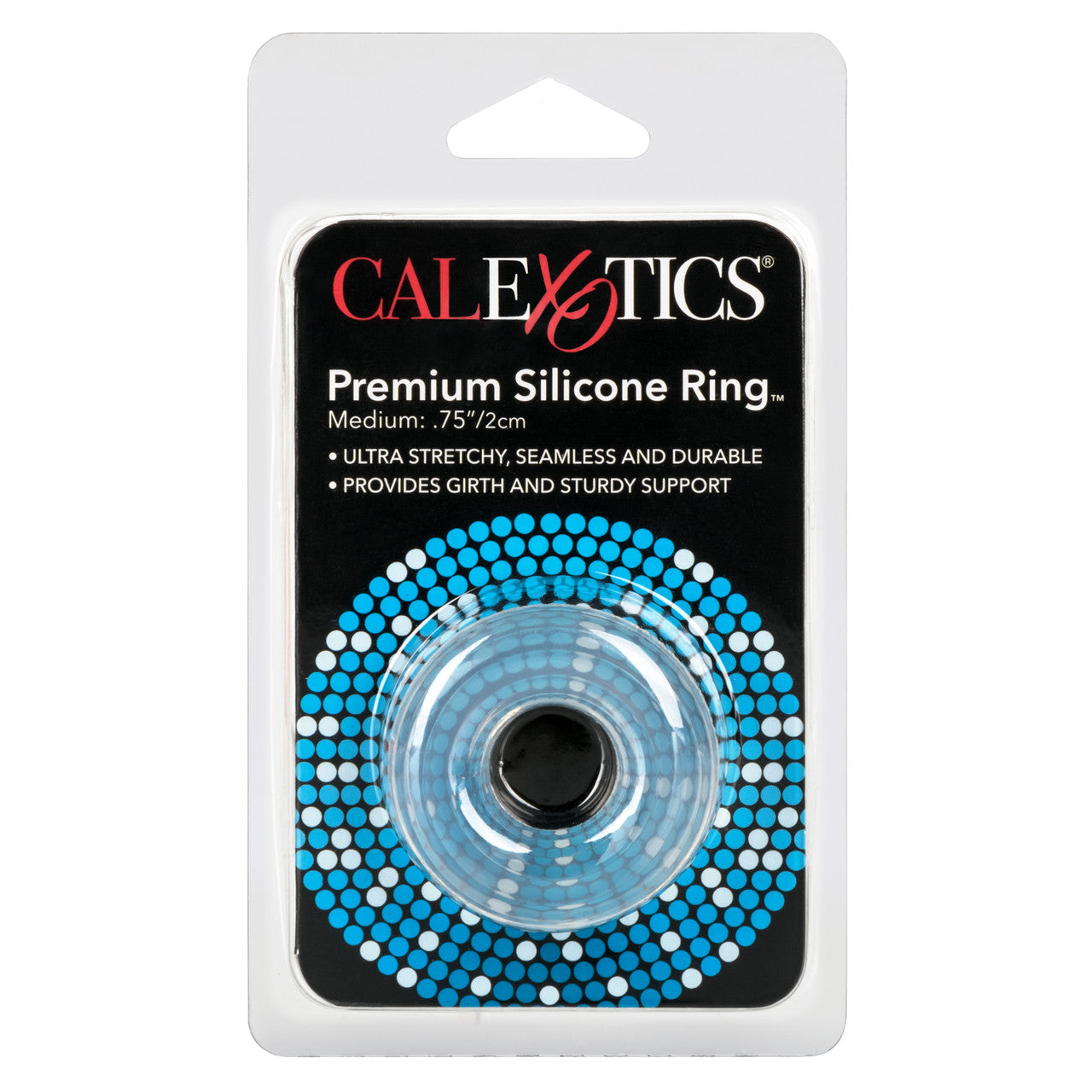 California Exotics Premium Silicone Cock Ring Medium - - Stretchy Cock Rings