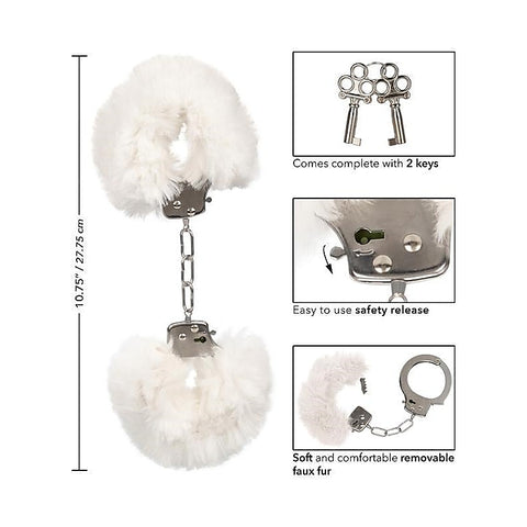 Ultra Fluffy Furry BDSM Play Cuffs - Cuffs and Restraints