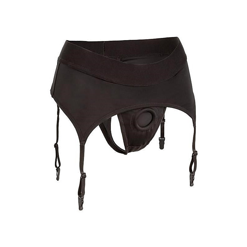 Boundless Harness Compatible Thong With Garter - G-Strings, Panties and Shorts