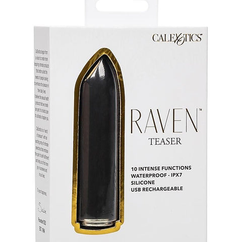 Raven Teaser 10 Functions Bullet Vibrator - Bullet Vibrators