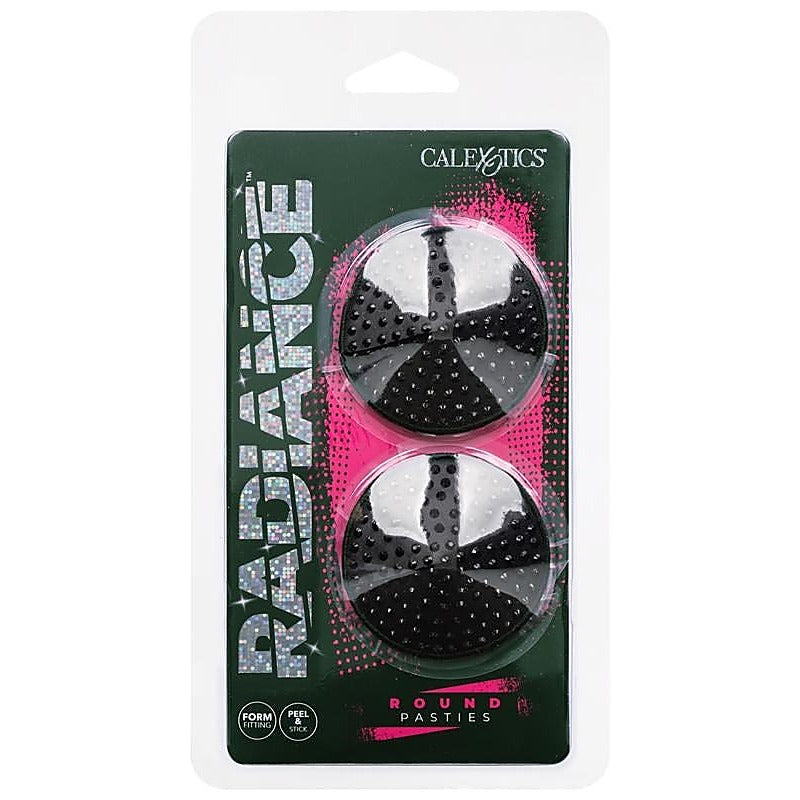 Radiance Round Pasties Gem-Accented By California Exotics - Breast and Nipple Toys