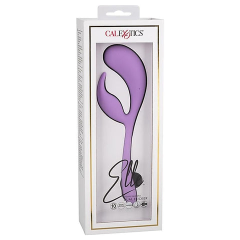 Elle Liquid Silicone Dual Flicker Rabbit Vibrator - Rabbit Vibrators