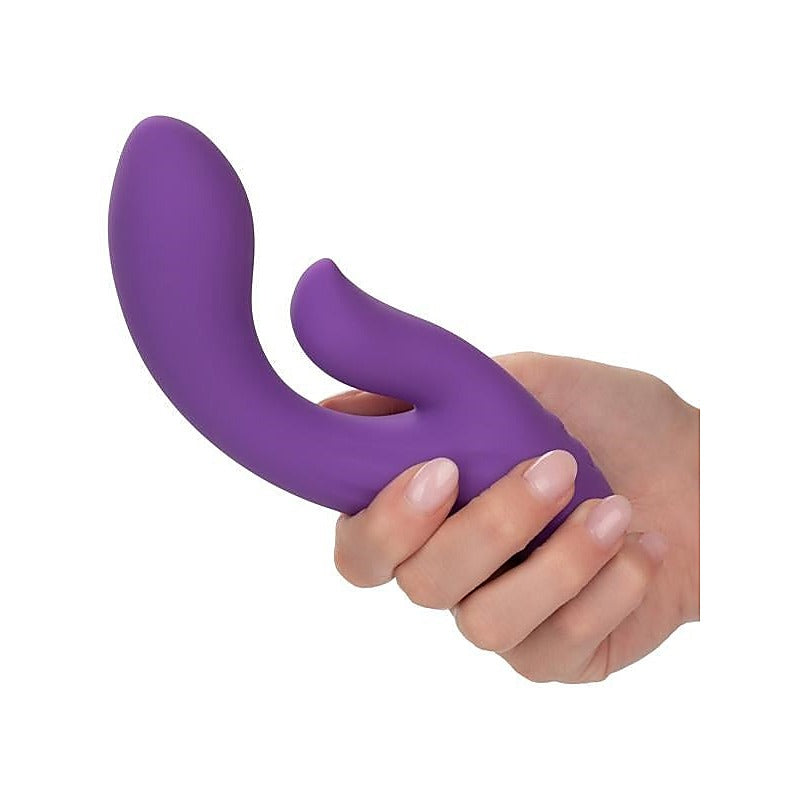 Stella Liquid Silicone Dual Pleaser Rechargeable Rabbit Massager - Rabbit Vibrators