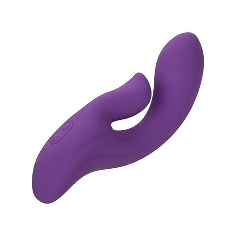 Stella Liquid Silicone Dual Pleaser Rechargeable Rabbit Massager - Rabbit Vibrators