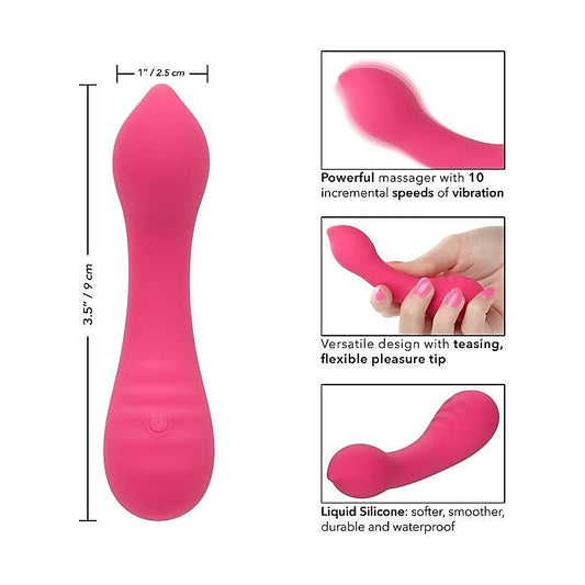 Liquid Silicone Pixies Teaser Rechargeable G-Spot Vibrator - G-Spot Vibrators