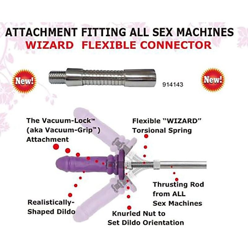 Wizard Flexible Connector Silicone by Myworld - Sex Machines
