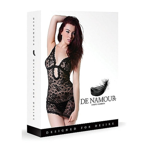De Namour Black Babydoll & G-String By Shots Toys - Babydolls and Chemises