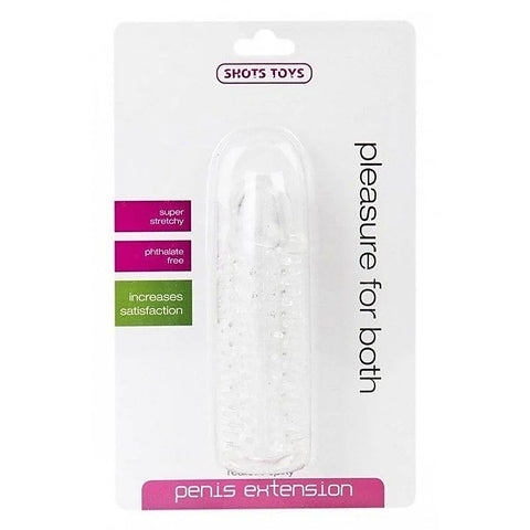 Realistic Spikey Penis Extension By Shots Toys - Pumps, Extenders and Sleeves