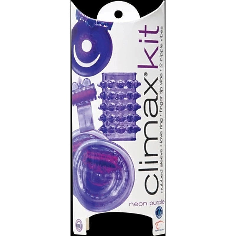 Climax Kit Neon Purple Mens Sex Toy By Topco - Pumps, Extenders and Sleeves
