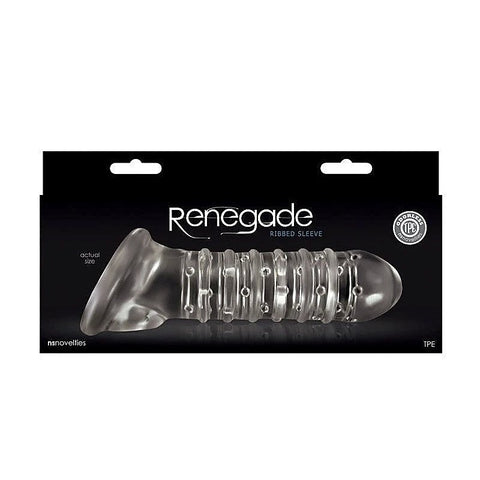 Renegade Ribbed Extender By Ns Novelties - Pumps, Extenders and Sleeves