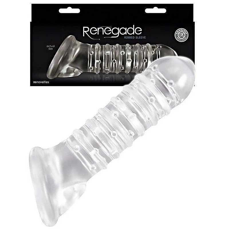 Renegade Ribbed Extender By Ns Novelties - Pumps, Extenders and Sleeves