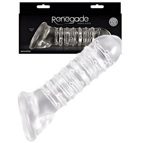 Renegade Ribbed Extender By Ns Novelties - Pumps, Extenders and Sleeves
