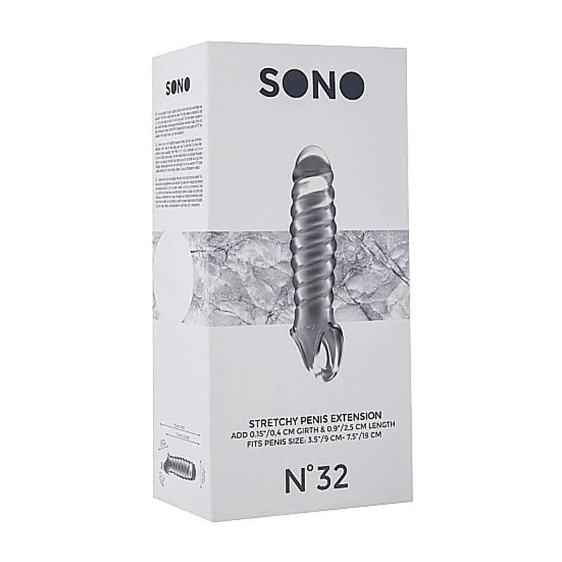 SONO No. 32 Stretchy Penis Extension Translucent - Pumps, Extenders and Sleeves