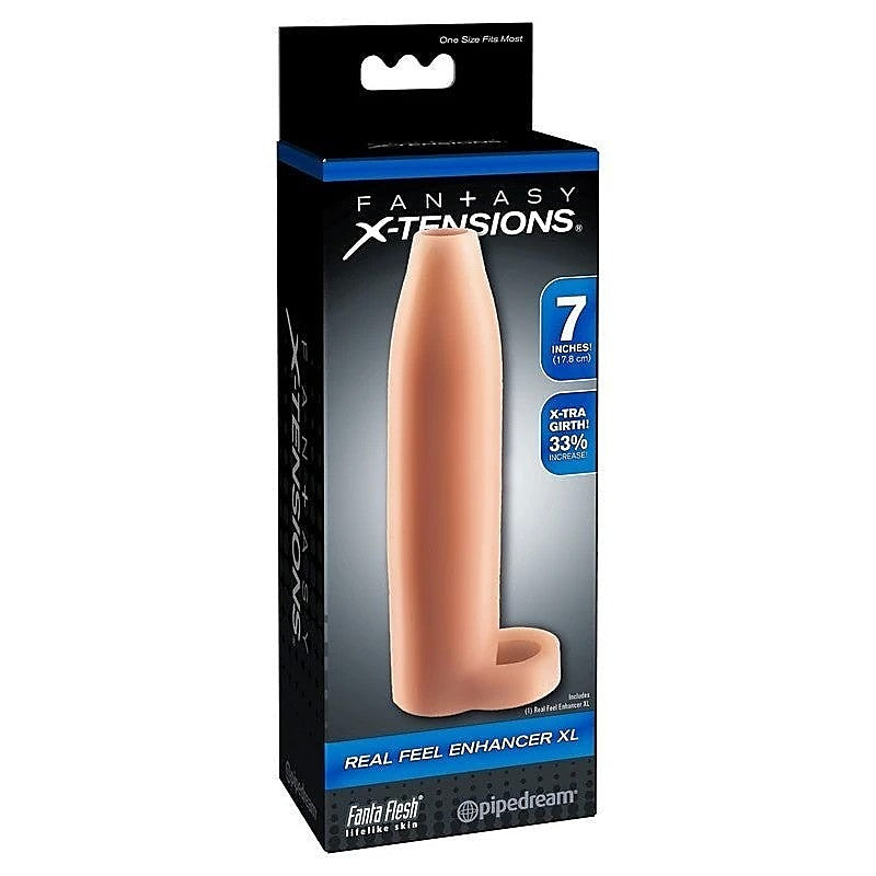Fantasy X-Tensions Real Feel Penis Enhancer Xl - Pumps, Extenders and Sleeves