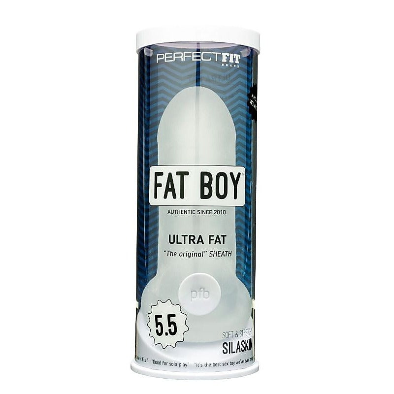 Fat Boy Original Ultra Fat Clear By Perfect Fit - Penis Sleeves and Extenders