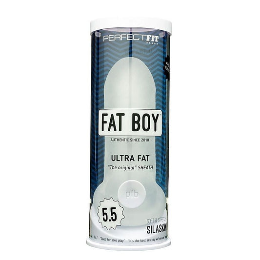 Fat Boy Original Ultra Fat Clear By Perfect Fit - Penis Sleeves and Extenders