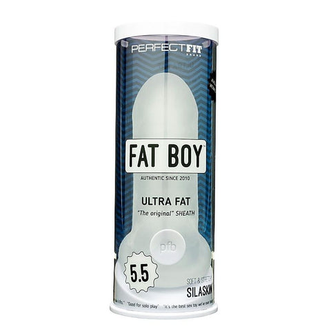 Fat Boy Original Ultra Fat Clear By Perfect Fit - Penis Sleeves and Extenders