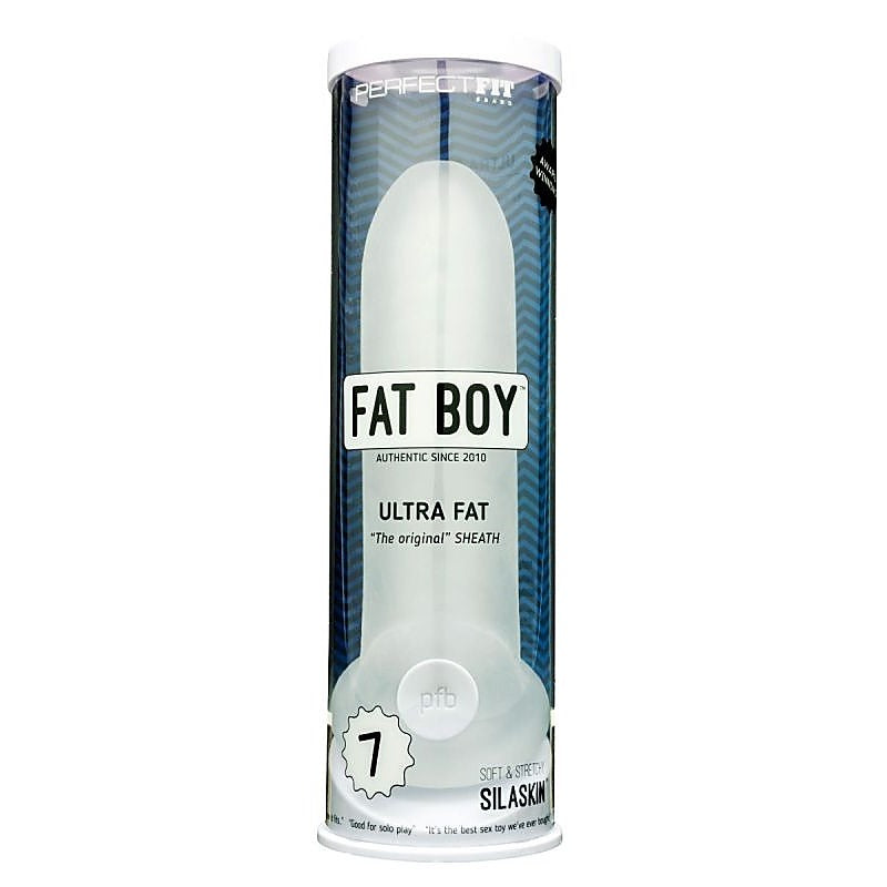 Fat Boy Original Ultra Fat Clear By Perfect Fit - Penis Sleeves and Extenders