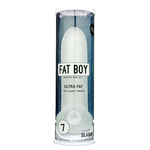 Fat Boy Original Ultra Fat Clear By Perfect Fit - Penis Sleeves and Extenders