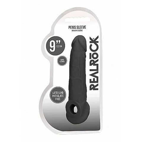 Realrock Skin Penis Sleeve 9 Inch By Shots Toys - Penis Sleeves and Extenders