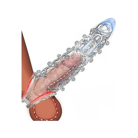 Premium Penis Sleeve With Tickler By Bdstyle - Pumps, Extenders and Sleeves