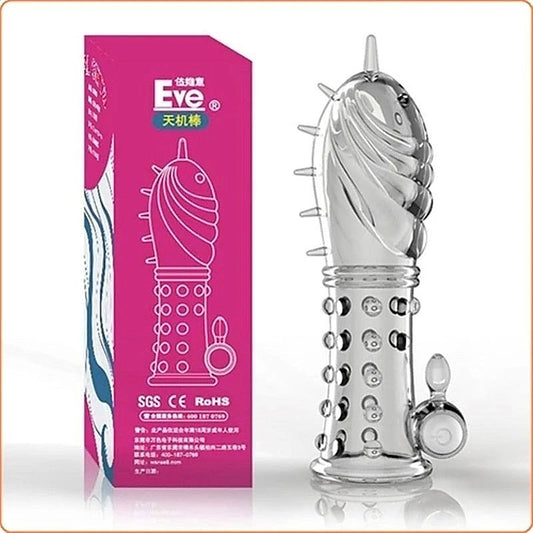 Secret Vibration Crystal Penis Sleeve - Pumps, Extenders and Sleeves