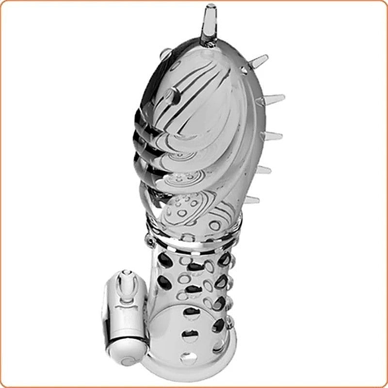 Vibrating Crystal Penis Sleeve By Bdstyle - Pumps, Extenders and Sleeves