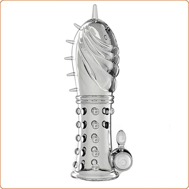 Vibrating Crystal Penis Sleeve By Bdstyle - Pumps, Extenders and Sleeves