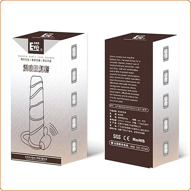 Eve Vibration Crystal Penis Sleeve By Bdstyle - Penis Sleeves and Extenders
